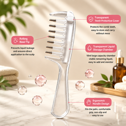 ScalpCare comb oil application